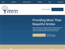 Tablet Screenshot of libertyparkdental.com
